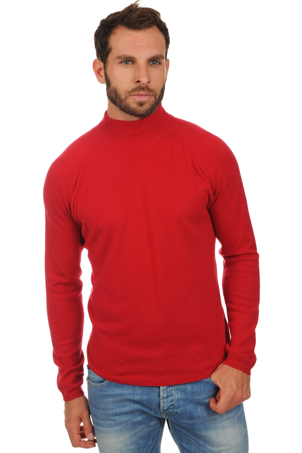 Frederic aus Kaschmir Herren - Samtrot - Mahogany