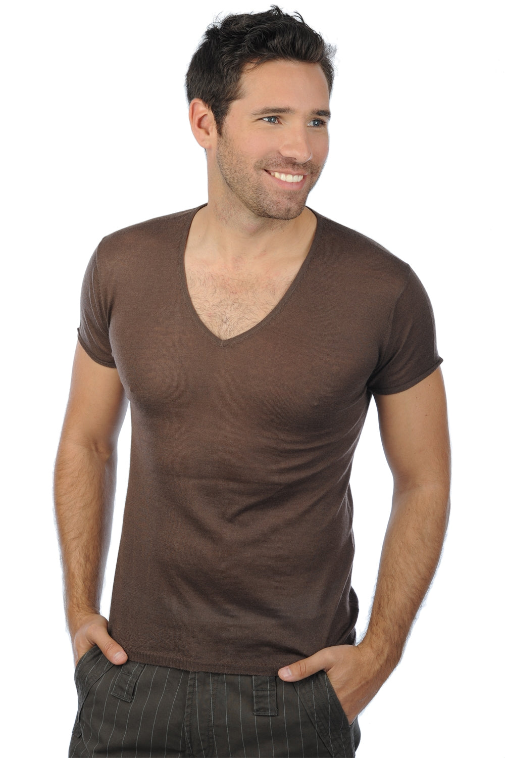 Nino aus Kaschmirduvet Herren - brownies - Mahogany