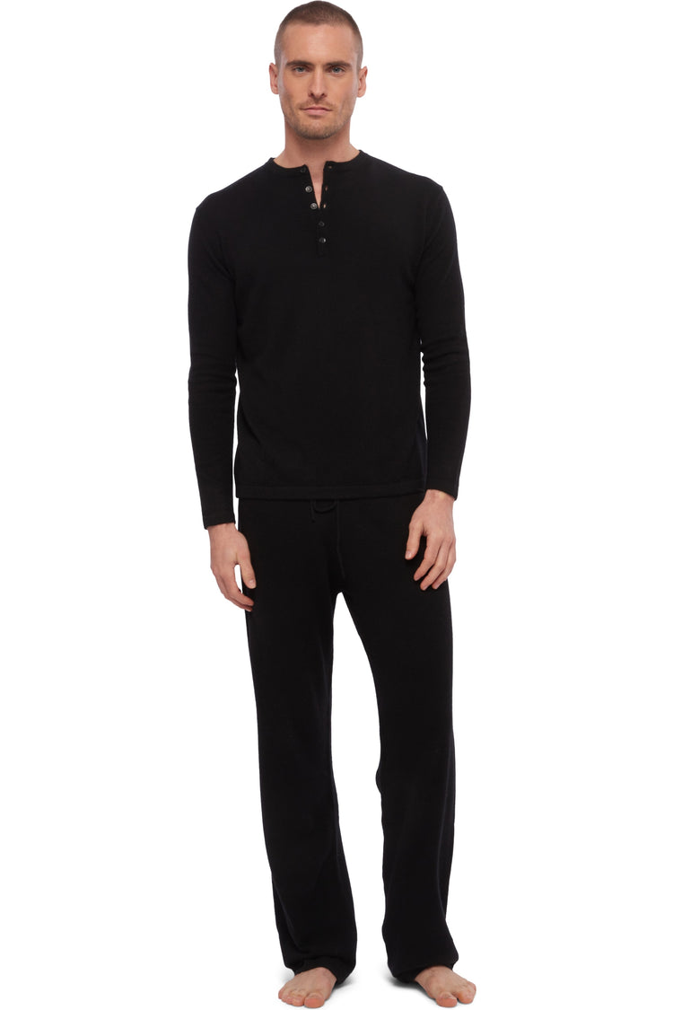 Adam Kaschmirpullover Herren - Schwarz - Mahogany