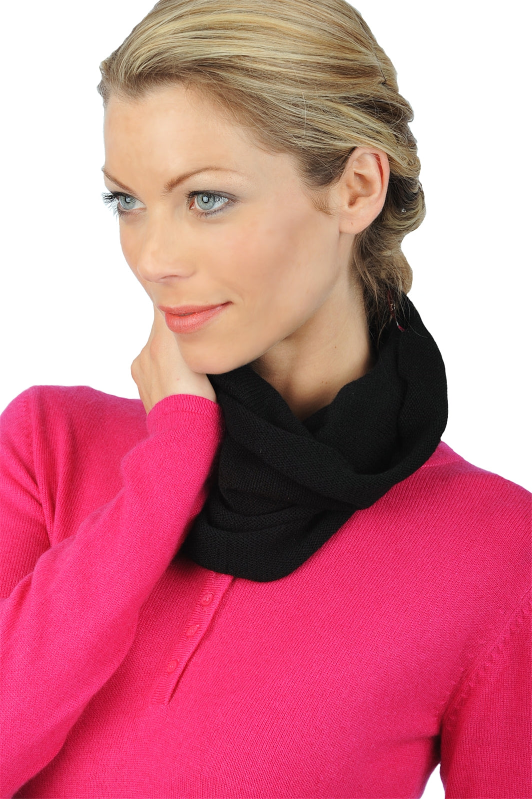 Fraise Kaschmirpullover Damen - Schwarz - Mahogany