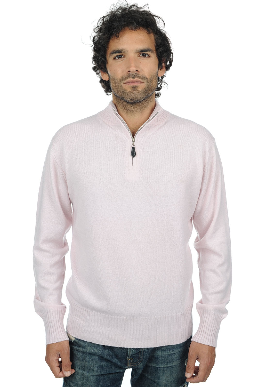 Chazam aus Kaschmir für Herren - blassrosa - Mahogany