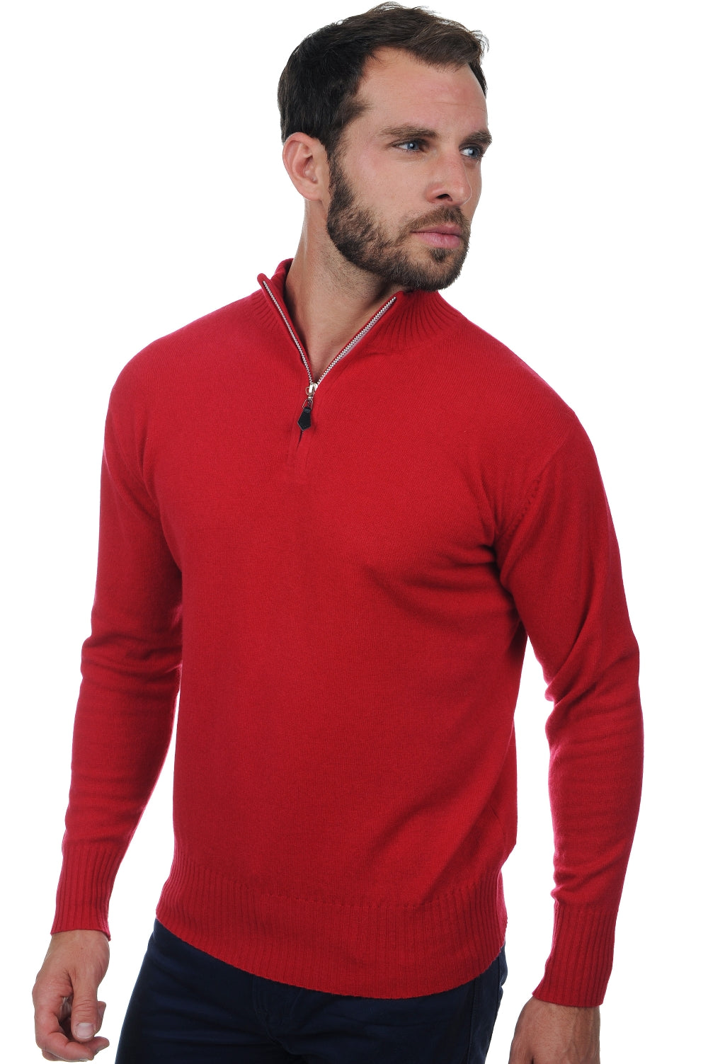 Chazam aus Kaschmir für Herren - rouge velours - Mahogany