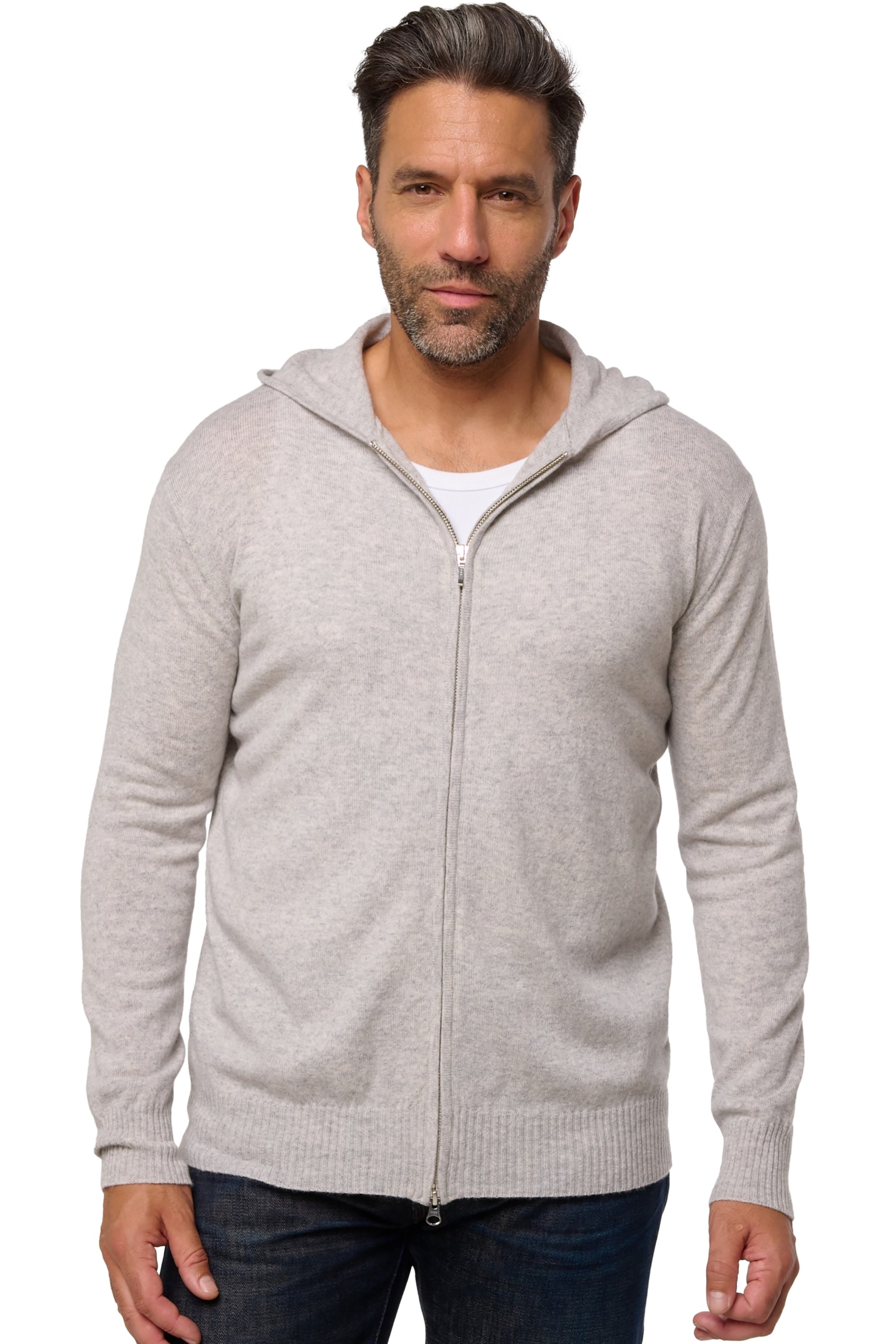 Hiro aus Kaschmir für Herren - flanell meliert - Mahogany