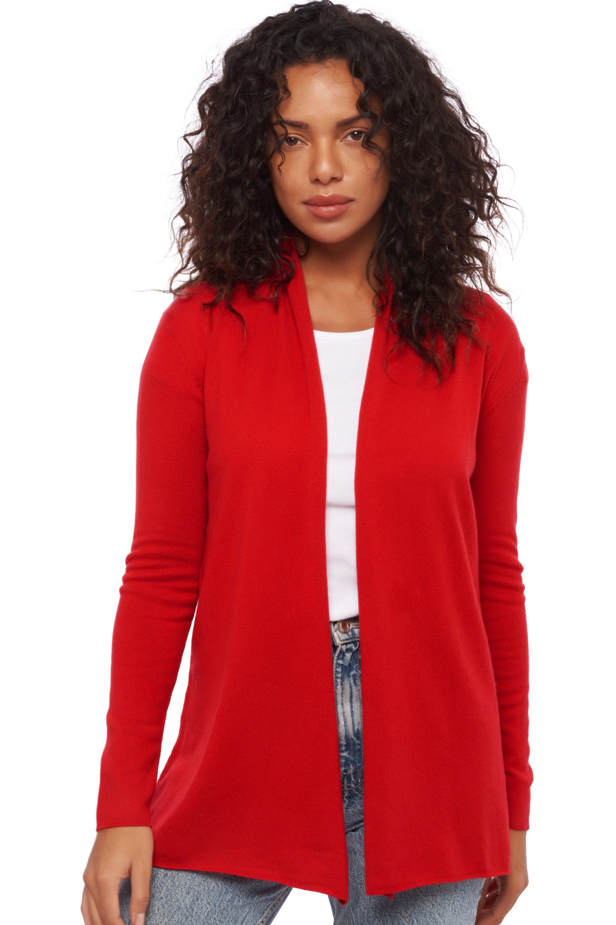 Pucci aus Kaschmir für Damen - Samtrot - Mahogany