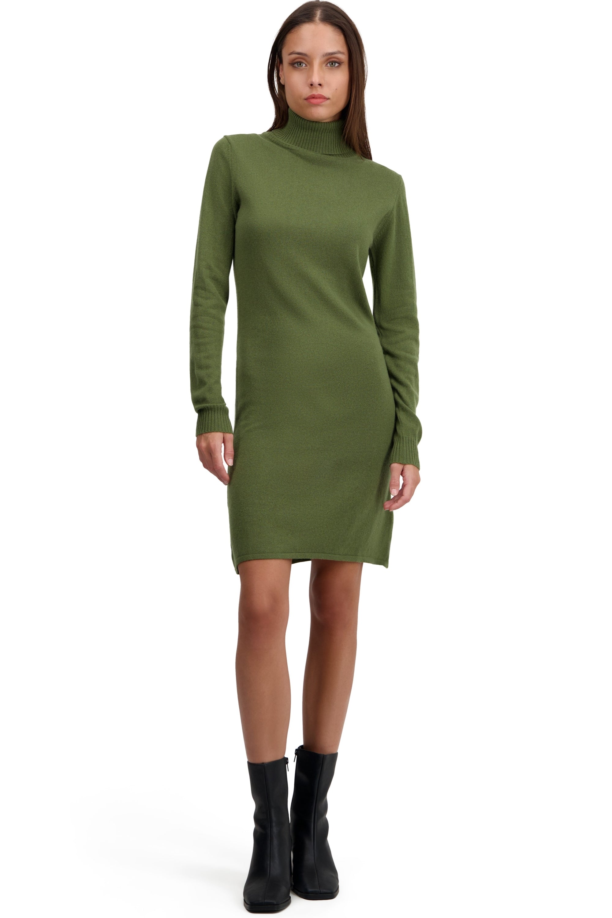 Abie aus Kaschmir für Damen - khaki - Mahogany