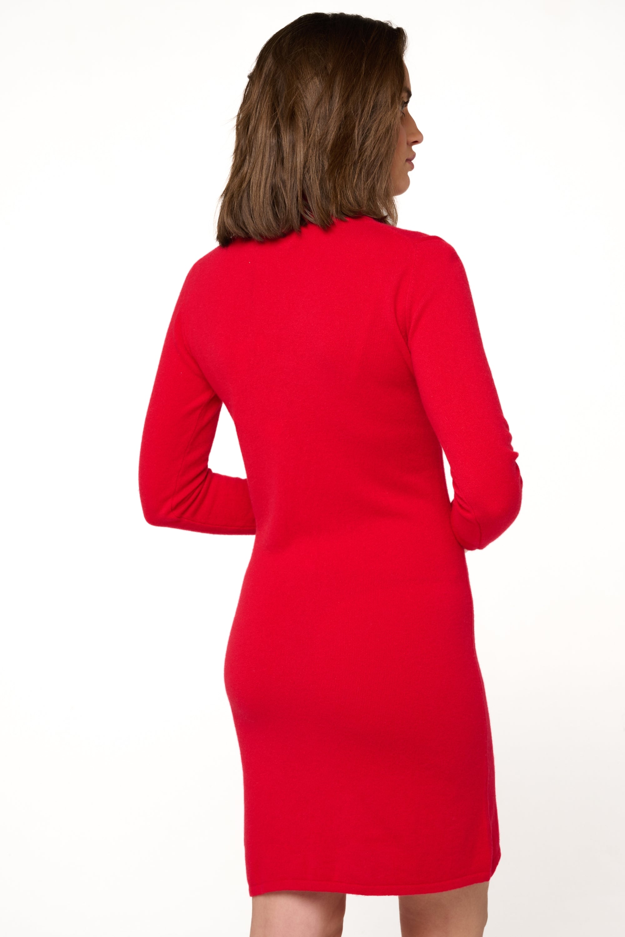 Abie en cachemire femme - Vue 3 - rouge velours - Mahogany