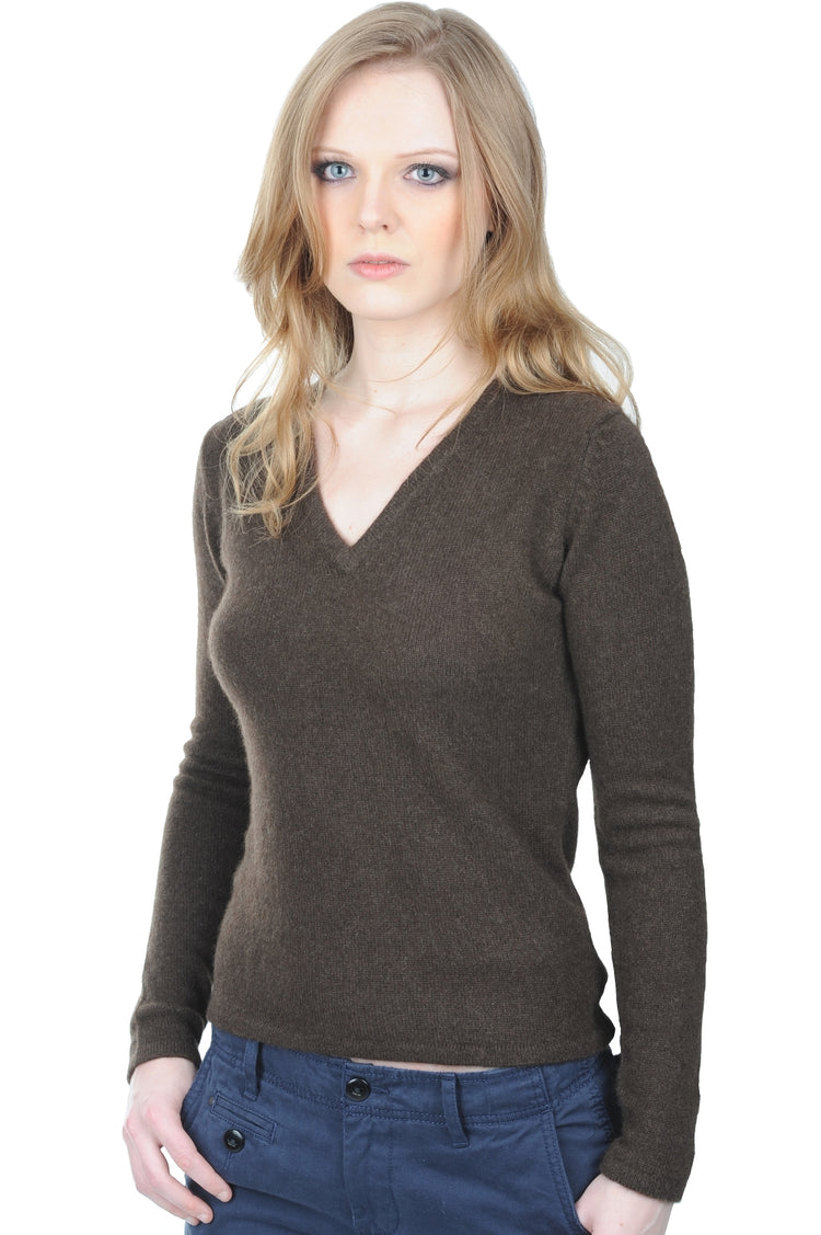 YakEmma aus Yak für Damen – Naturbraun – Mahogany