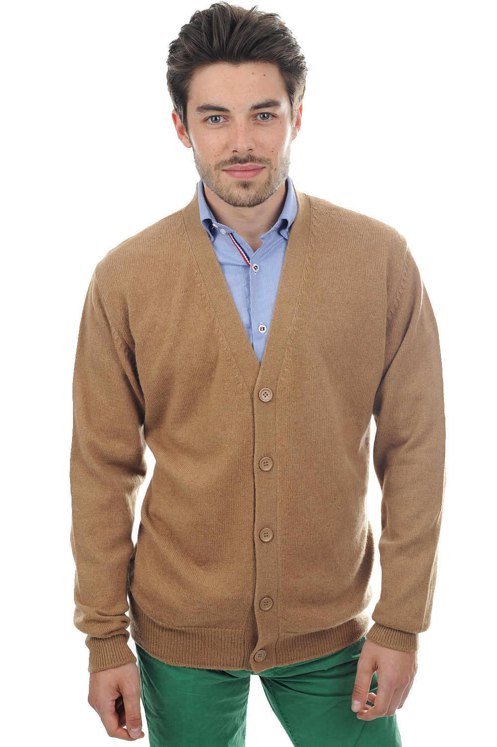 Cameleon aus Kamel für Herren - Naturkamel - Mahogany