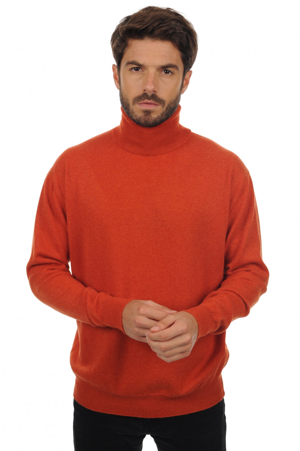 Edgar aus Kaschmir Herren - Paprika - Mahogany