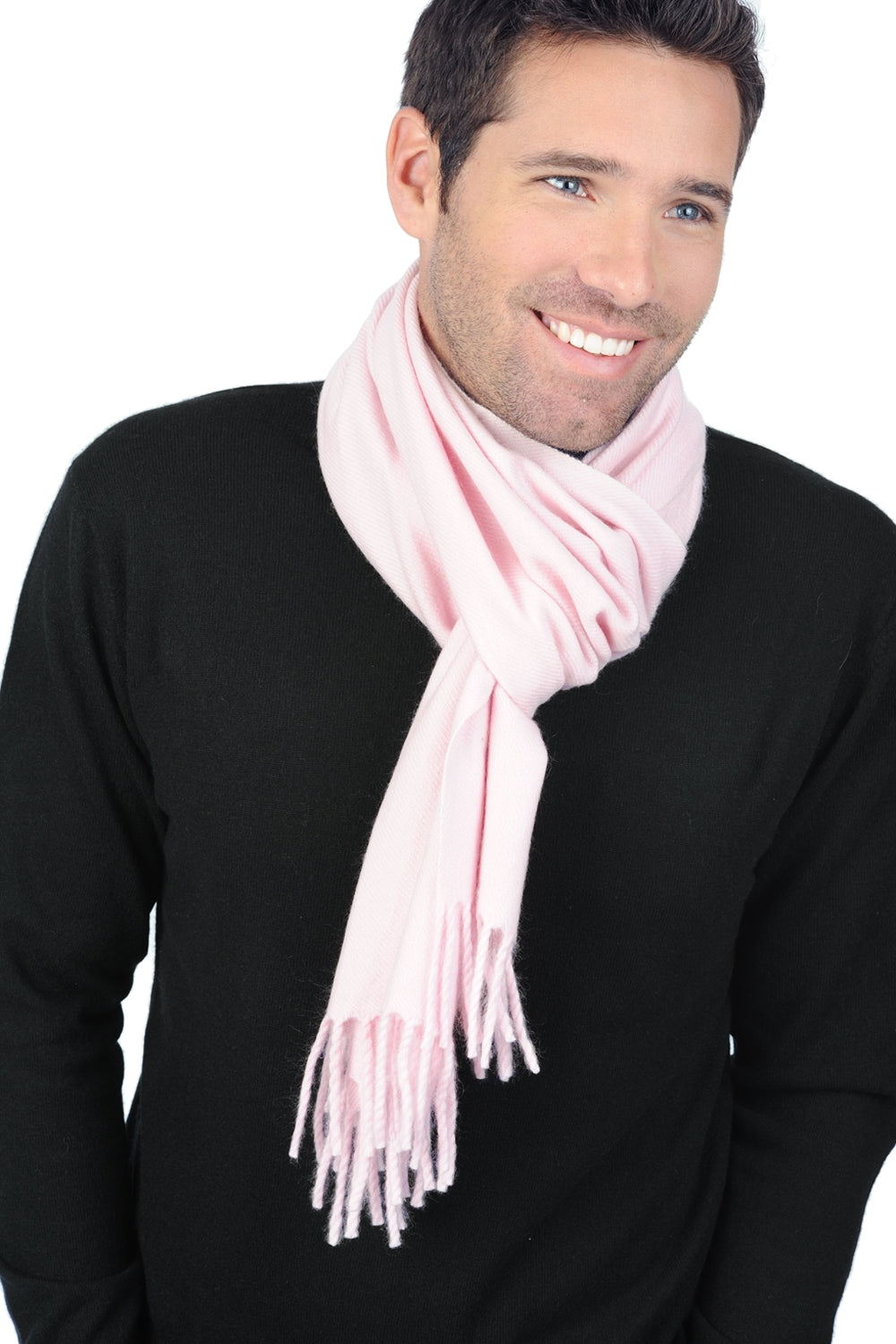 Zak200 aus Kaschmir für Herren - Zuckerwattenrosa - Mahogany