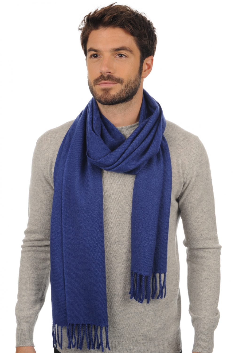 Zak200 aus Kaschmir für Herren - Kräftiges Blau - Mahogany