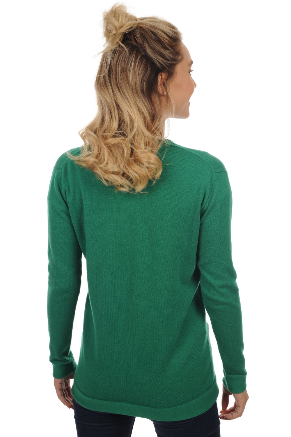 Inga en cachemire femme - Vue 2 - vert anglais - Mahogany