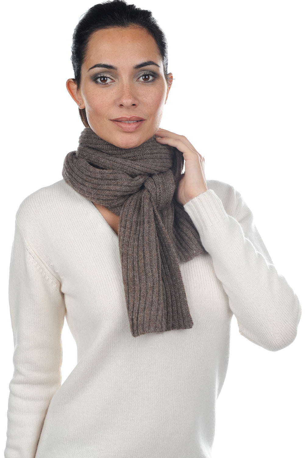 Calypso-Alpaga aus Baby-Alpaka Unisex - naturfarben - Mahogany