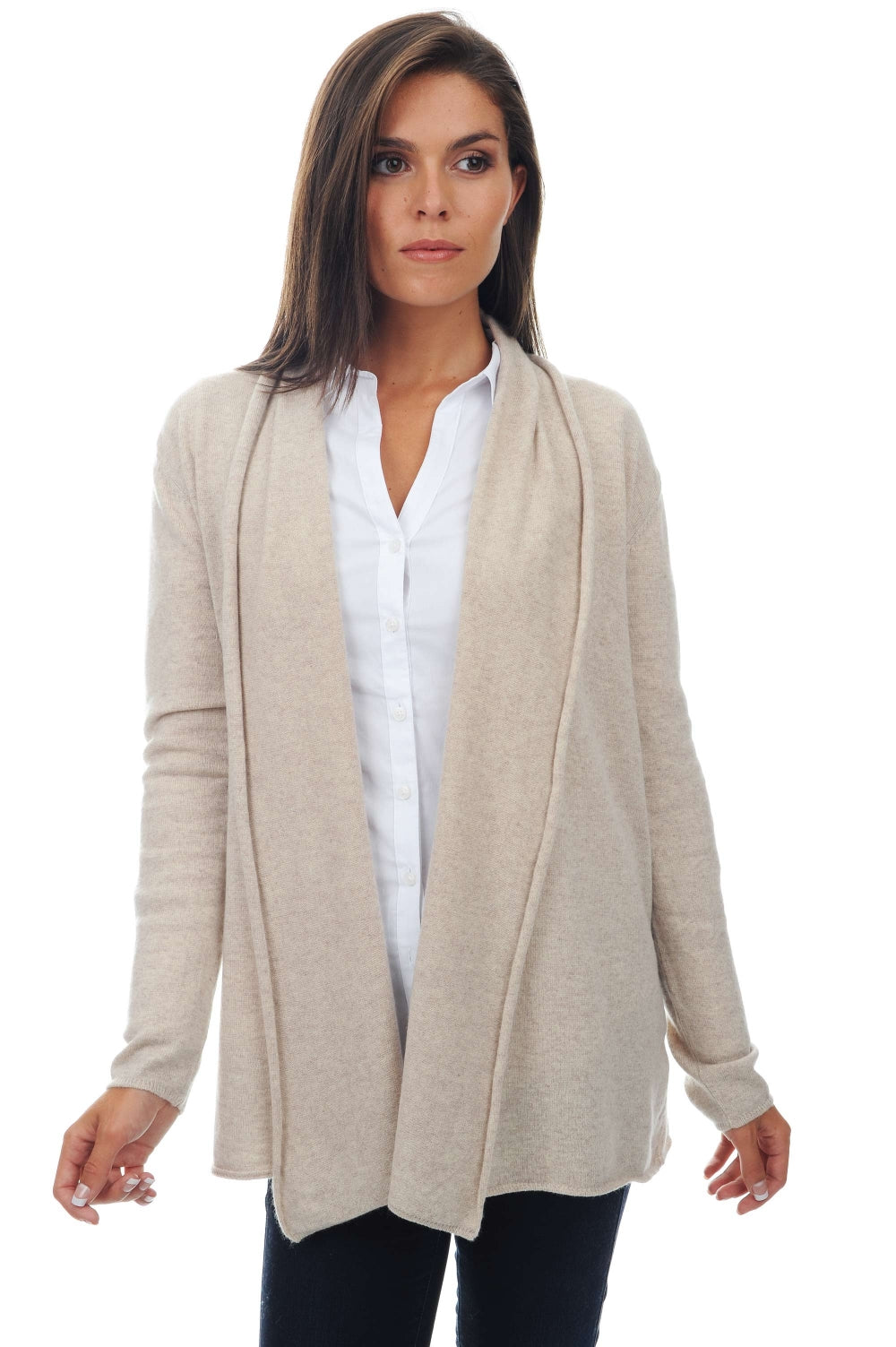 Pucci aus Kaschmir für Damen - zeitloses Beige - Mahogany