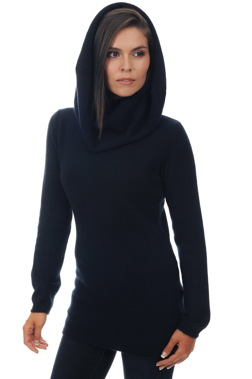 Yness aus Yak für Damen – Nachtblau – Mahogany