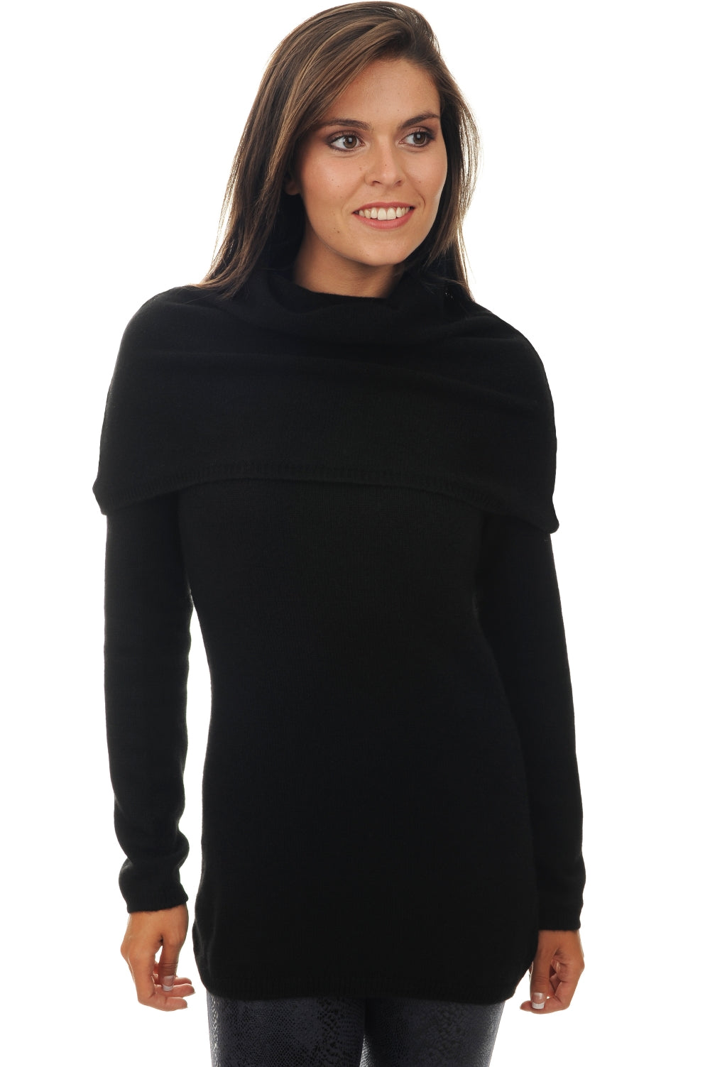 Yness aus Yak für Damen - noir - Mahogany