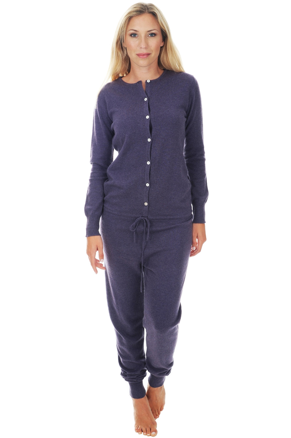 Plume Kaschmirpullover Damen - mûre - Mahogany