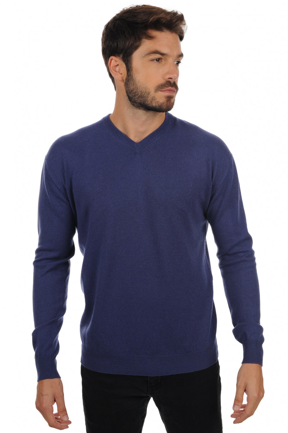 Maddox aus Kaschmir für Herren - bleu mâle - Mahogany