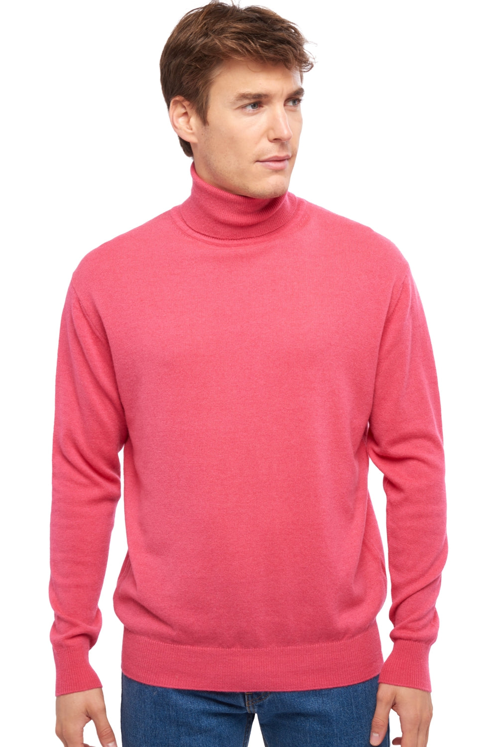 Edgar aus Kaschmir Herren - Schockingpink - Mahogany