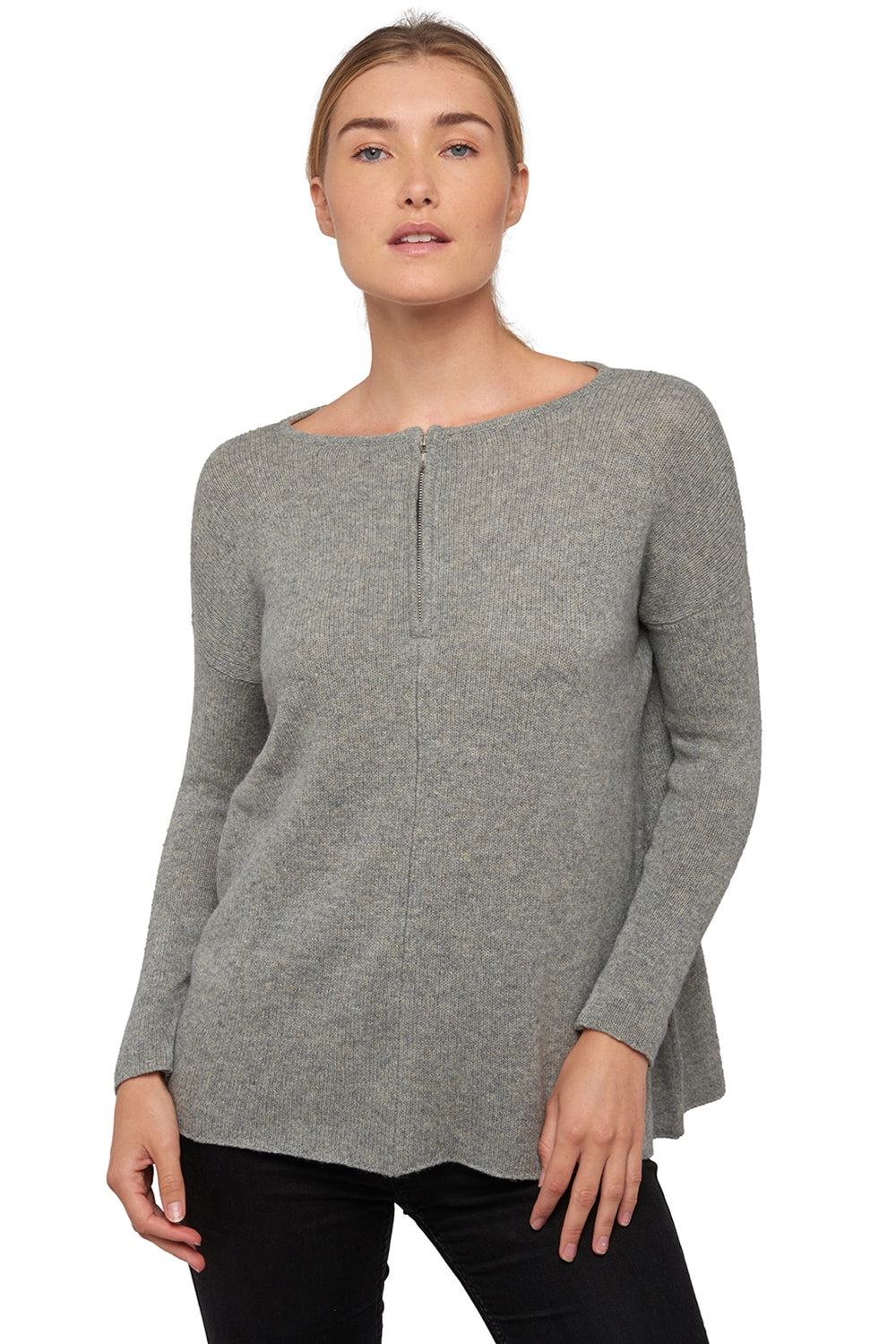 Nadeje aus Yak für Damen - silver - Mahogany