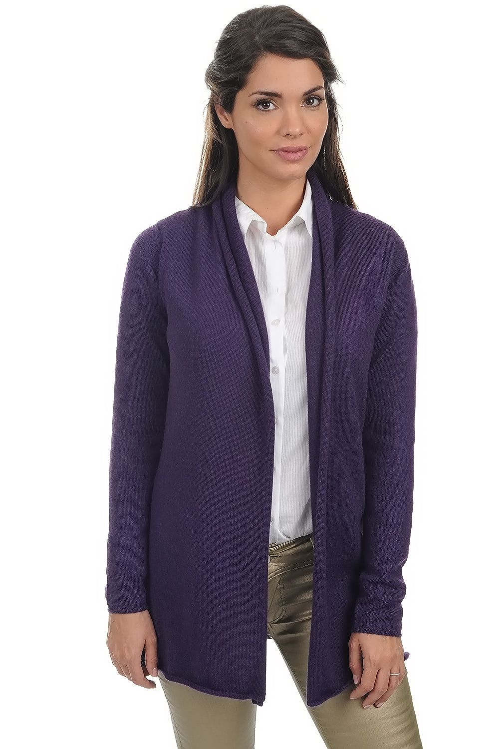 Pucci-Alpaga aus Baby-Alpaka für Damen - violet - Mahogany
