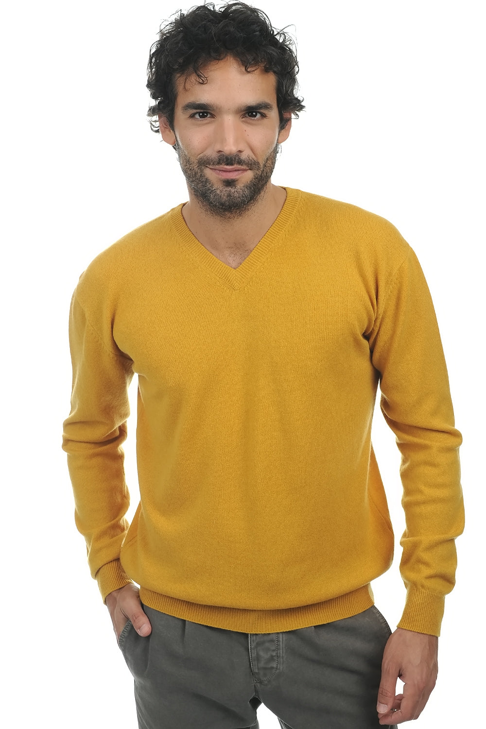Maddox aus Kaschmir für Herren - senf - Mahogany