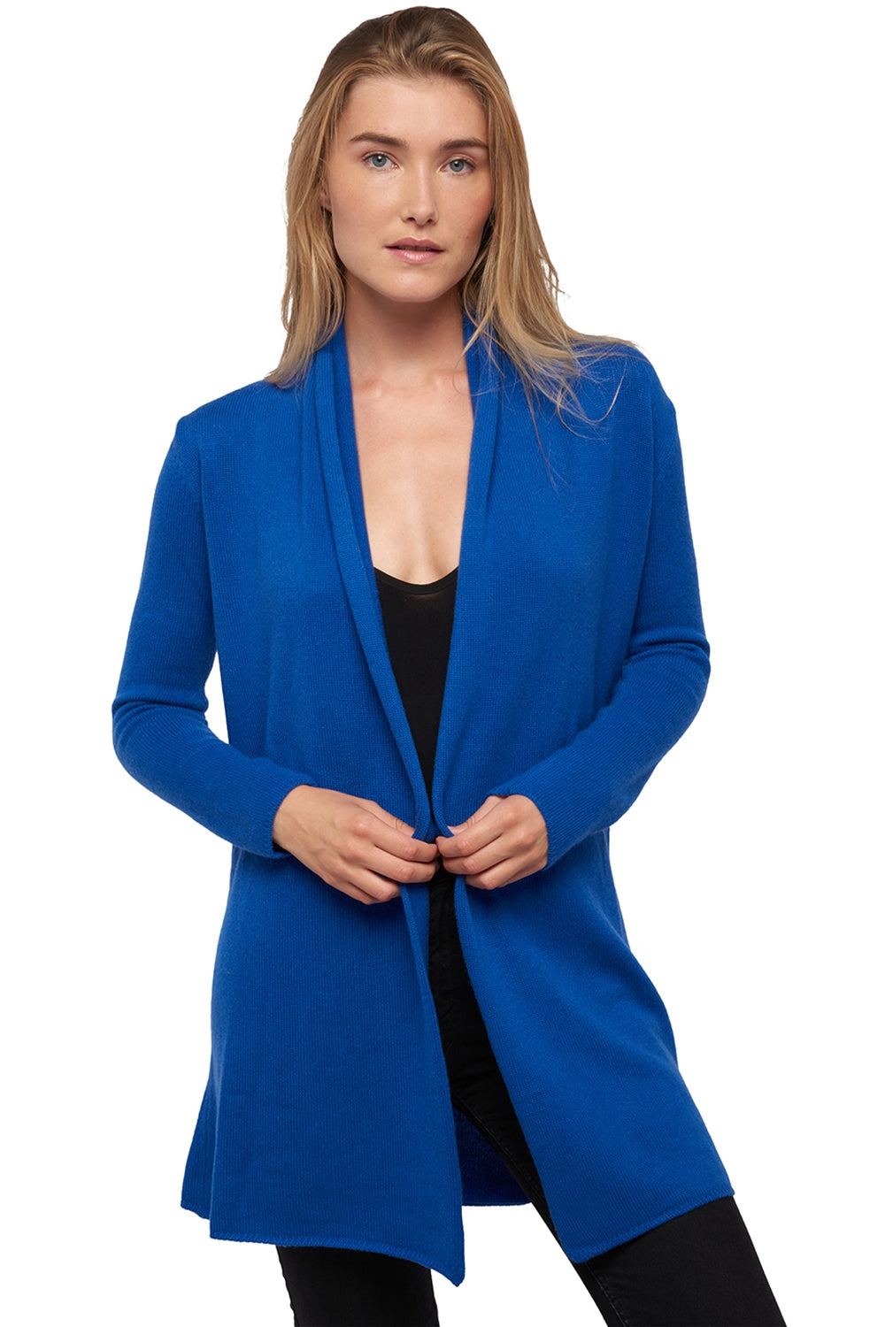 Perla Kaschmirpullover Damen - Lapislazuliblau - Mahogany