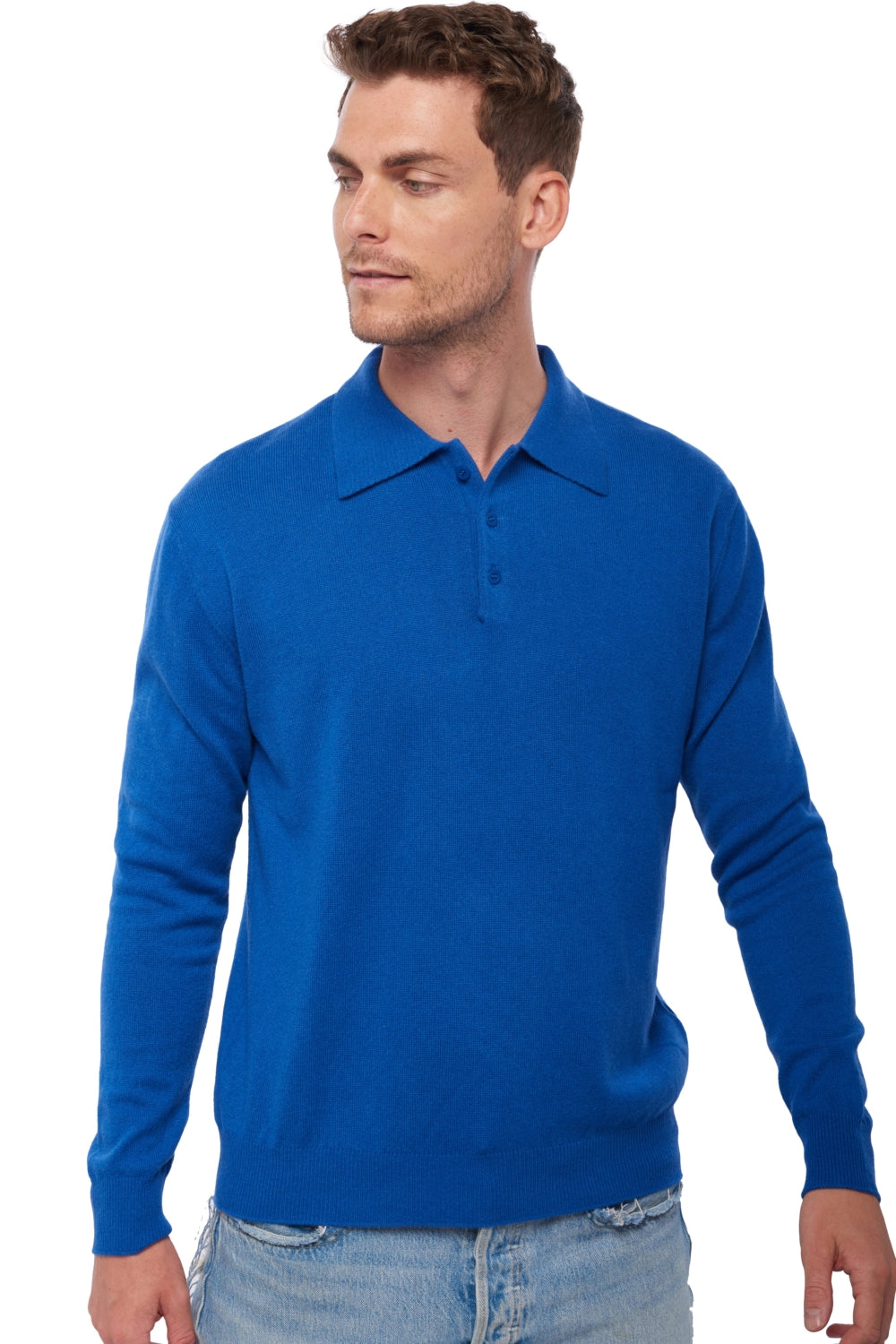 Alexandre aus Kaschmir für Herren - Lapislazuli-Blau - Mahogany