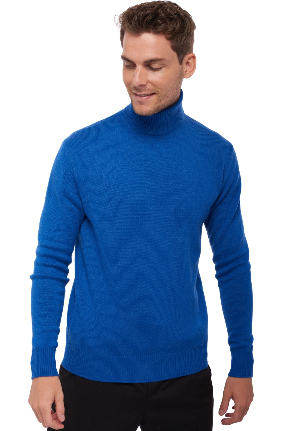 Edgar 4F aus Kaschmir für Herren - Lapislazuli-Blau - Mahogany