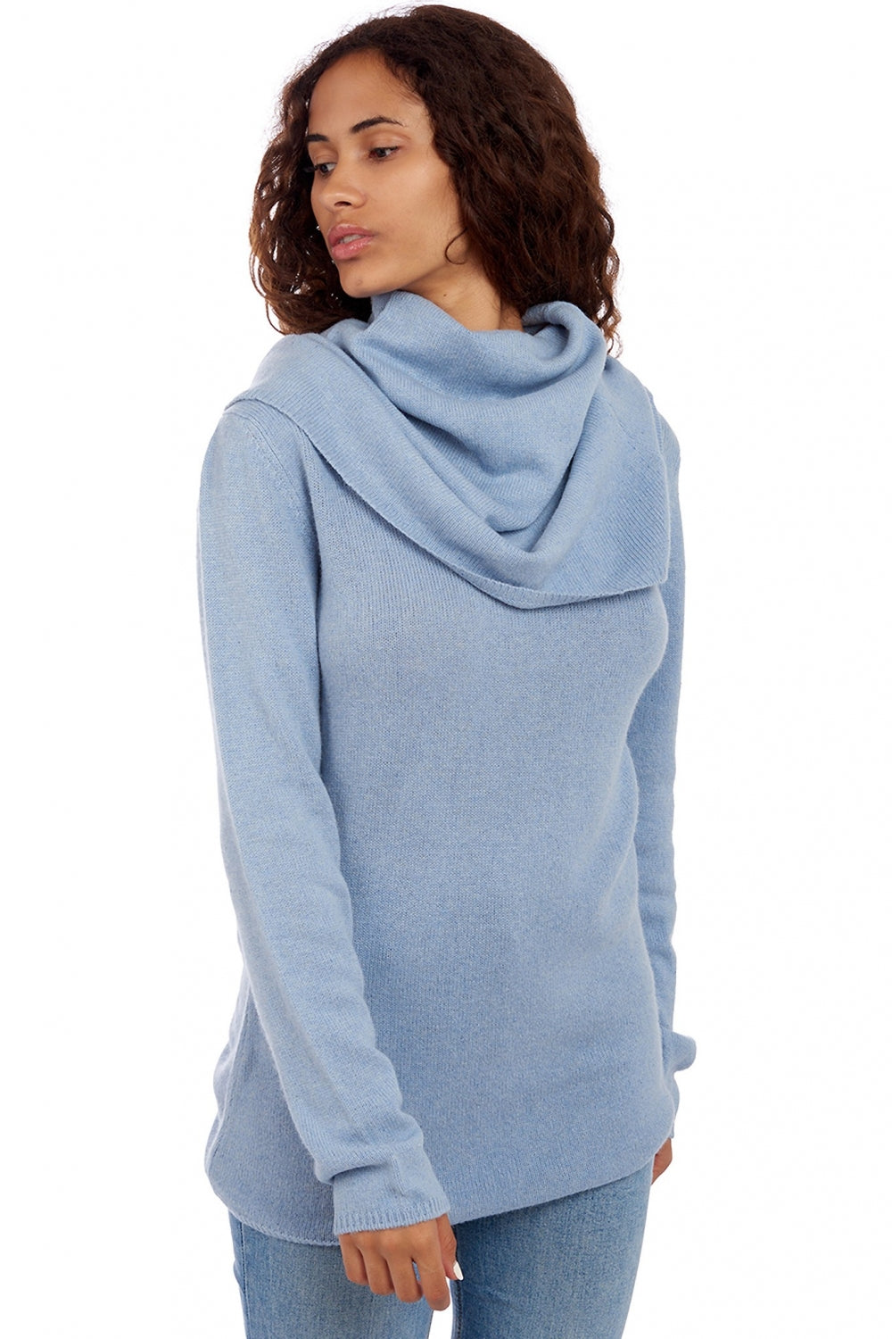 Yness aus Yak für Damen - ciel - Mahogany