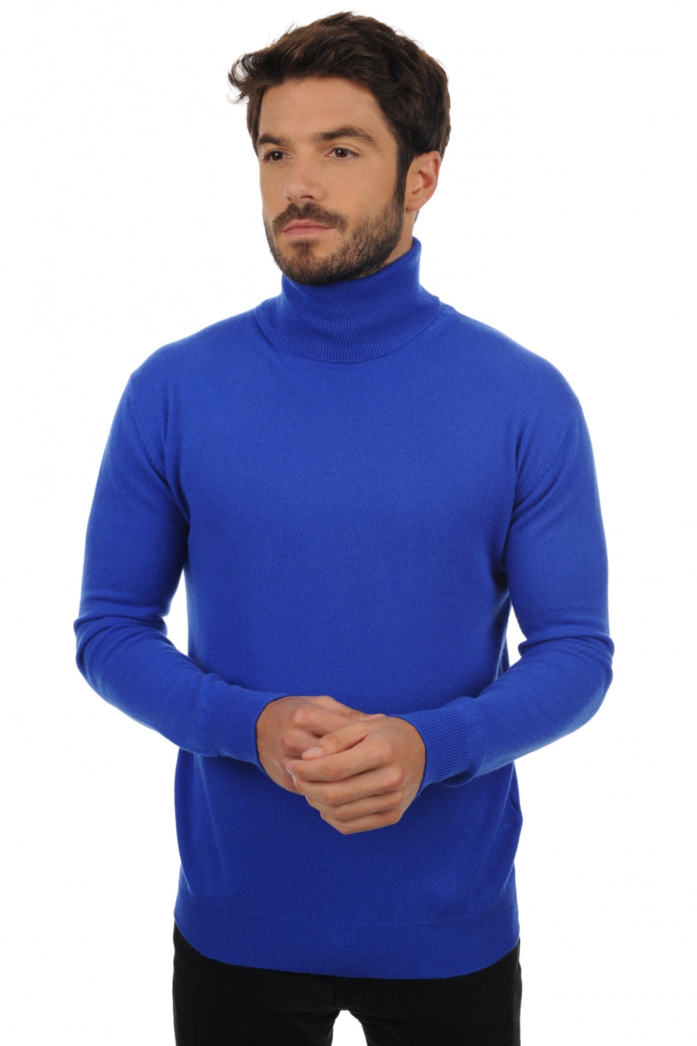 Preston aus Kaschmir für Herren - Lapislazuli-Blau - Mahogany