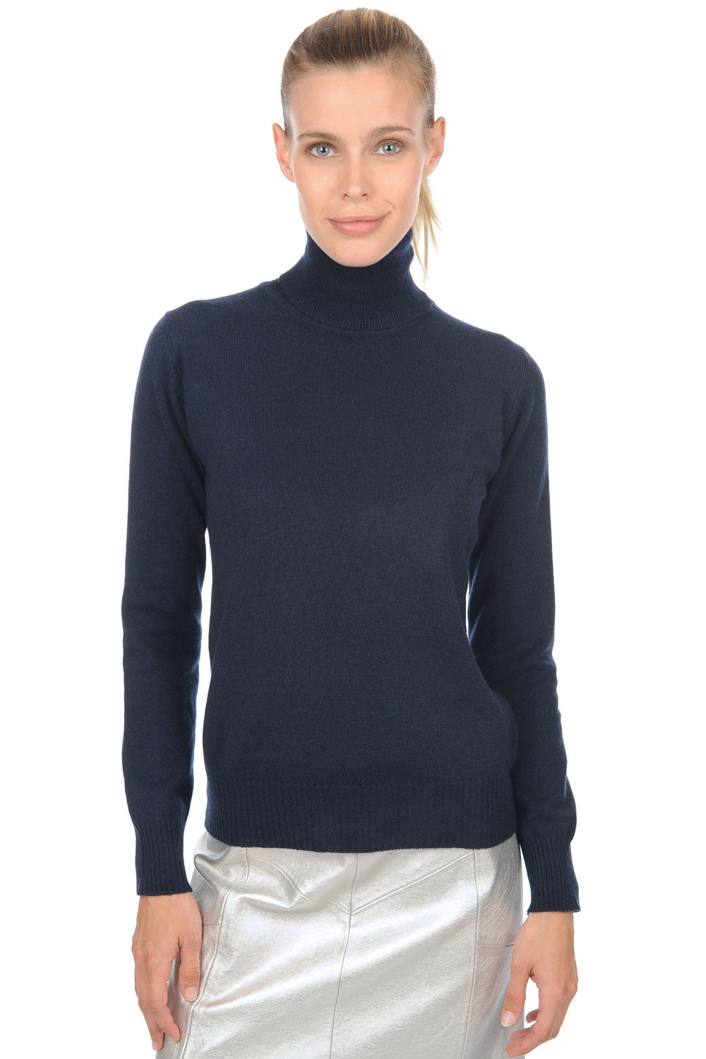Tale aus Kaschmir für Damen - Dunkelmarineblau - Mahogany