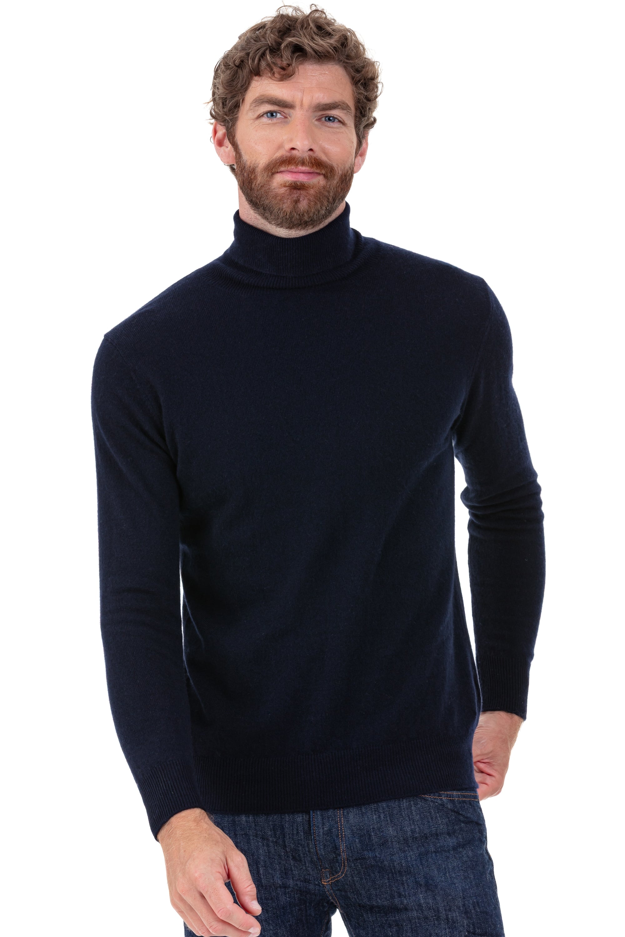 Tarry Kaschmirpullover Herren - marine foncé - Mahogany