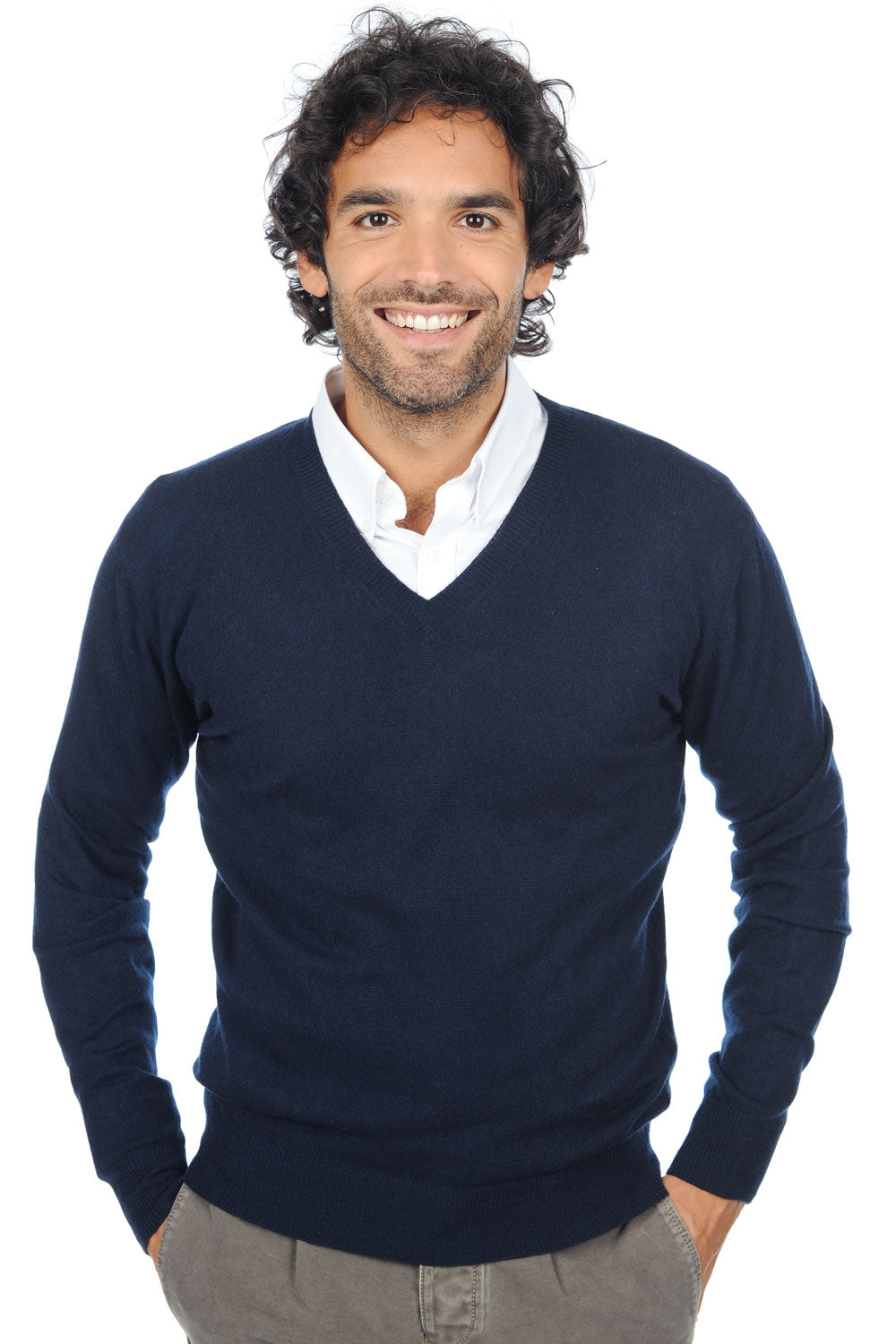 Tor Kaschmirpullover Herren - marine foncé - Mahogany