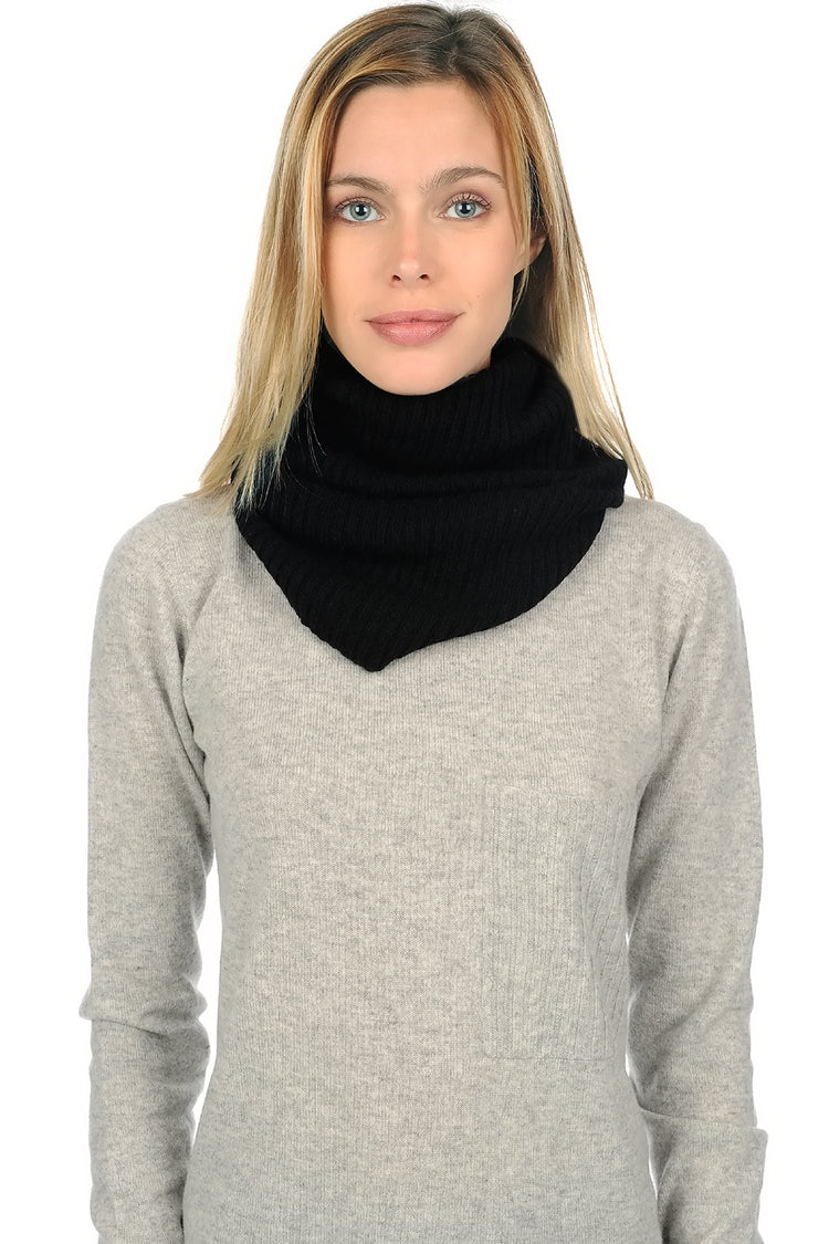 Cerise aus Kaschmir Damen - schwarz - Mahogany