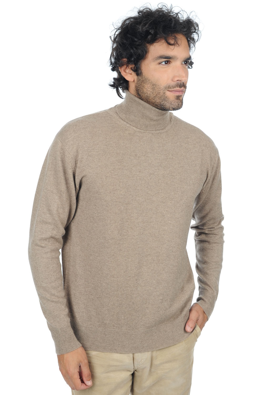 Edgar Premium Kaschmirpullover Herren - dolma natural - Mahogany