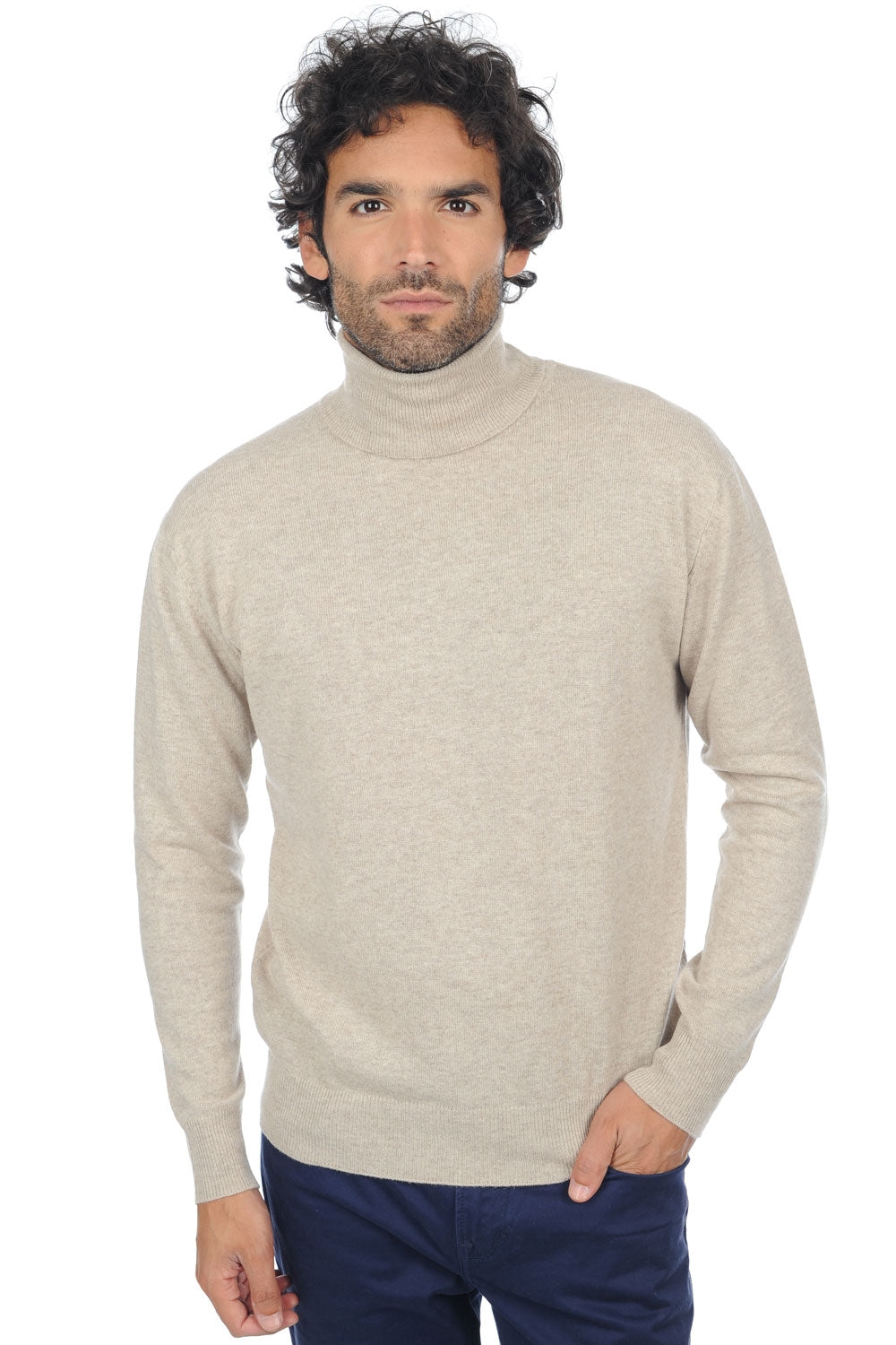Edgar Premium Kaschmirpullover Herren - pema natural - Mahogany