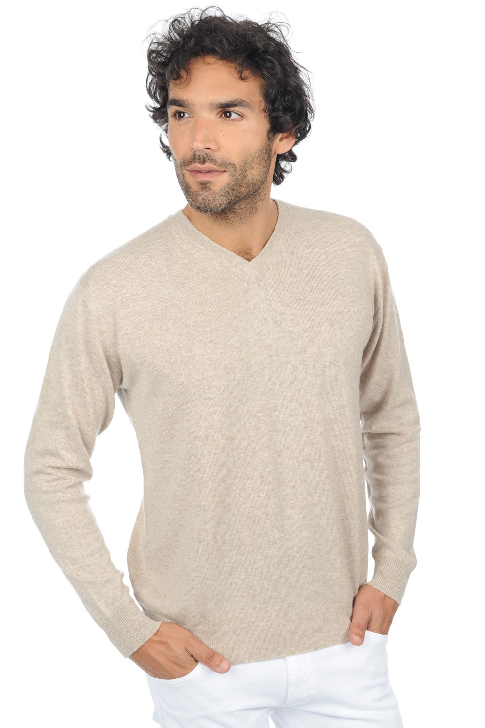 Gaspard Premium aus Kaschmir für Herren - pema natural - Mahogany