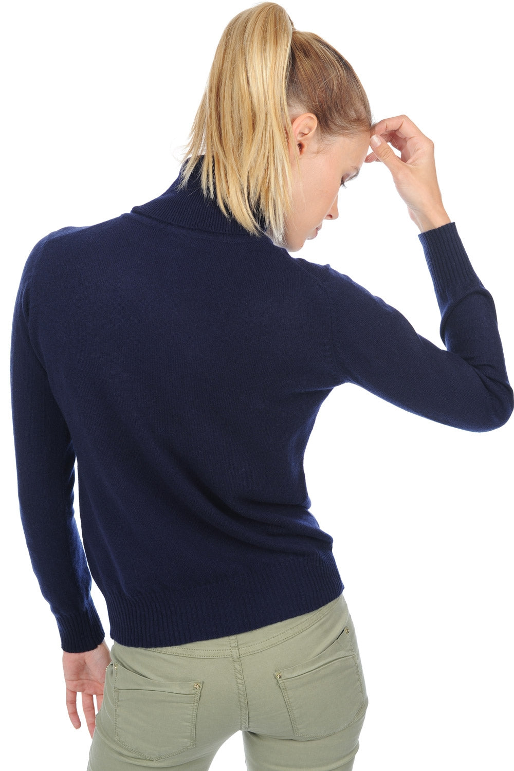 Lili Premium en cachemire femme - Vue 1 - premium navy - Mahogany