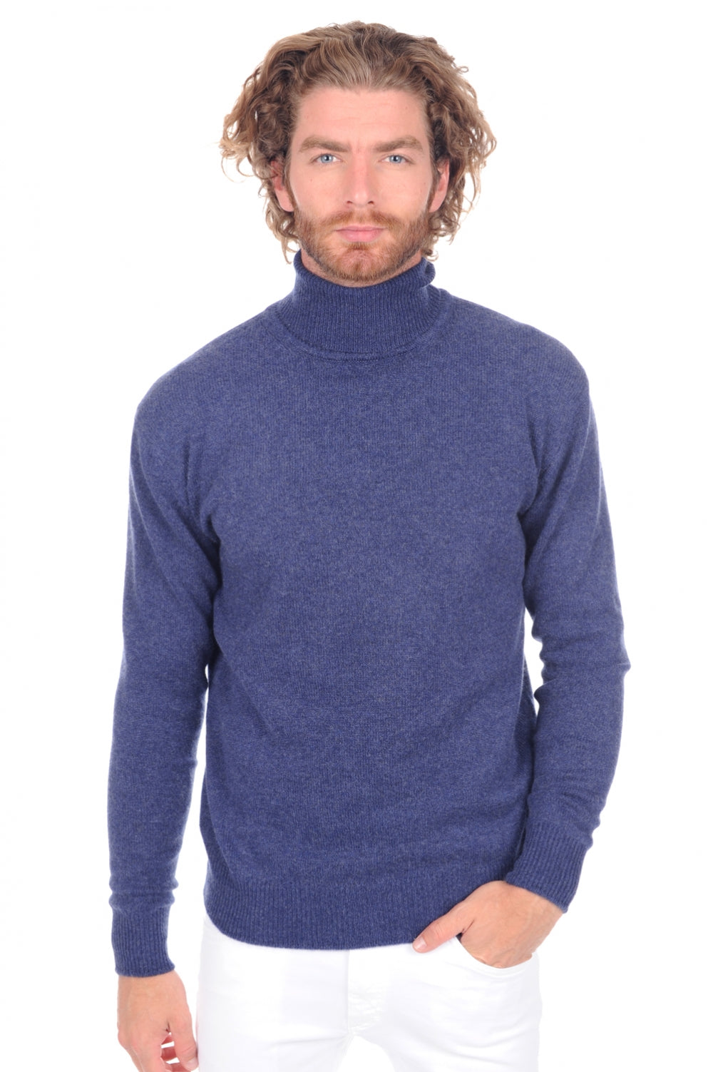 Edgar 4F aus Kaschmir für Herren - Indigo - Mahogany