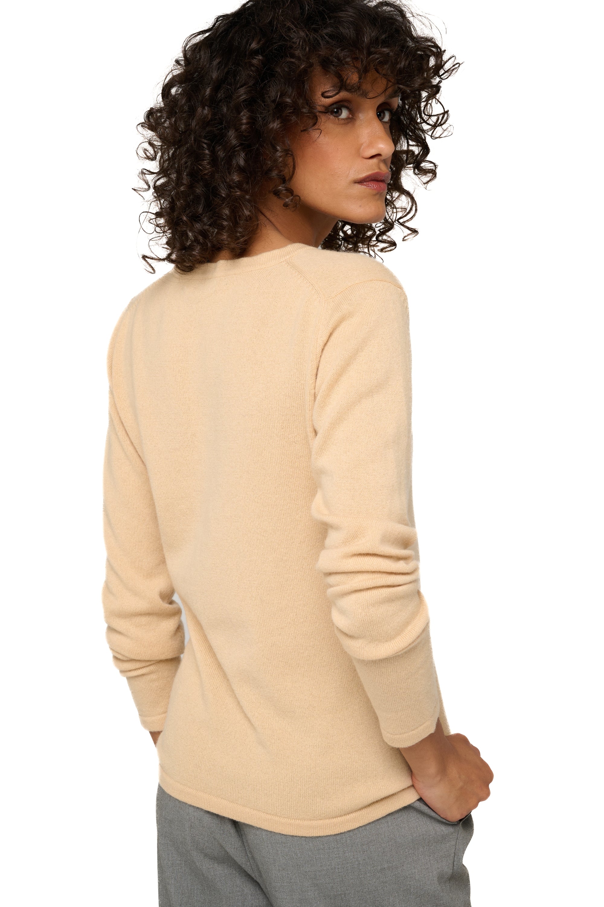 Emma aus Kaschmir Damen - Ansicht 2 - honey - Mahogany