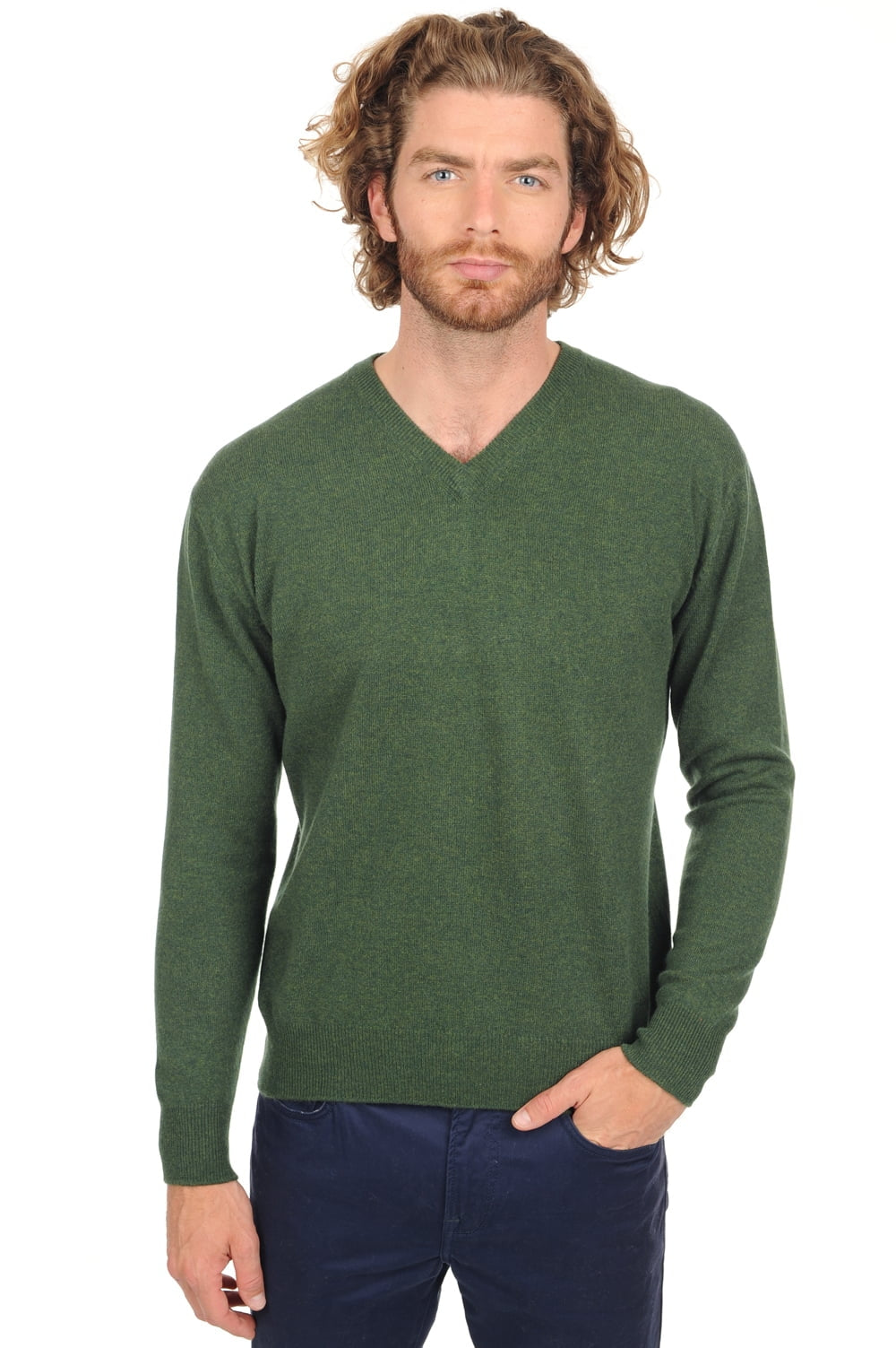 Hippolyte Kaschmirpullover Herren - cedar - Mahogany