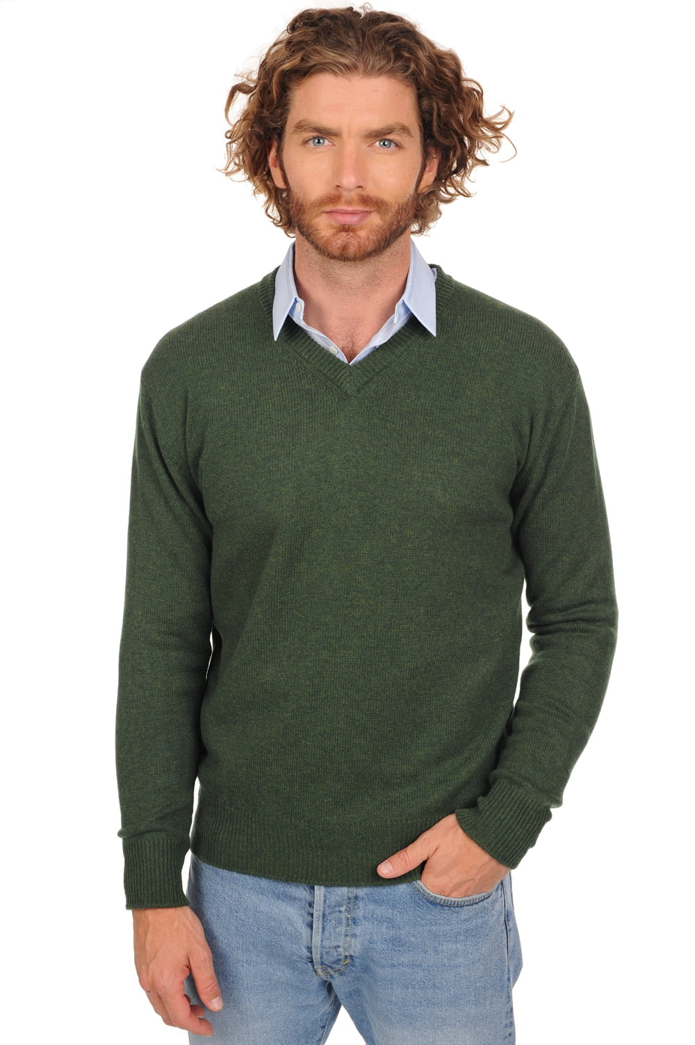 Hippolyte 4F aus Kaschmir für Herren - cedar - Mahogany
