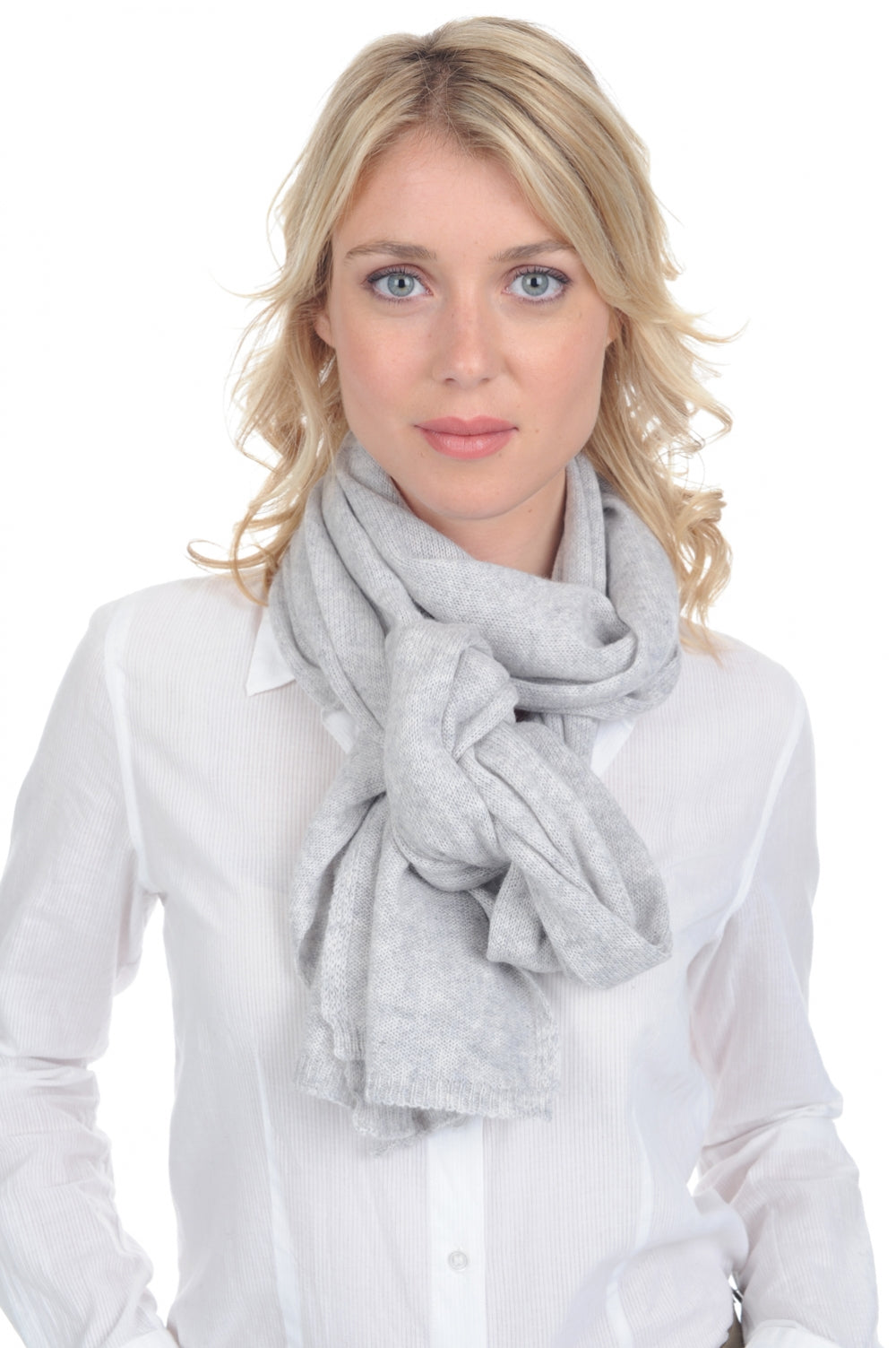 Miaou aus Kaschmir unisex - meliertes Flanellgrau - Mahogany