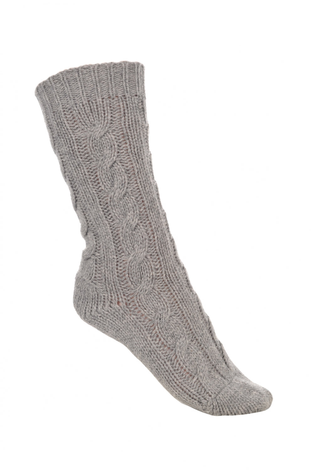 Pedibus aus Kaschmir, unisex - gris chiné - Mahogany
