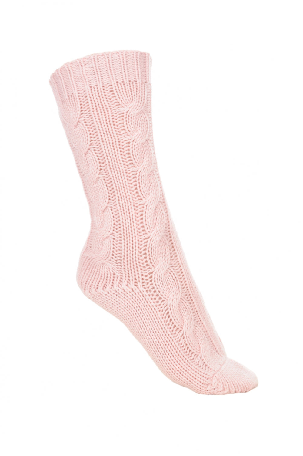 Pedibus aus Kaschmir, unisex - rose pâle - Mahogany