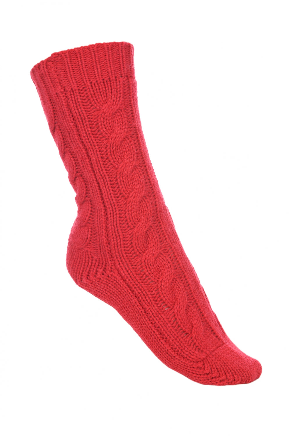 Pedibus aus Kaschmir, unisex - rouge velours - Mahogany
