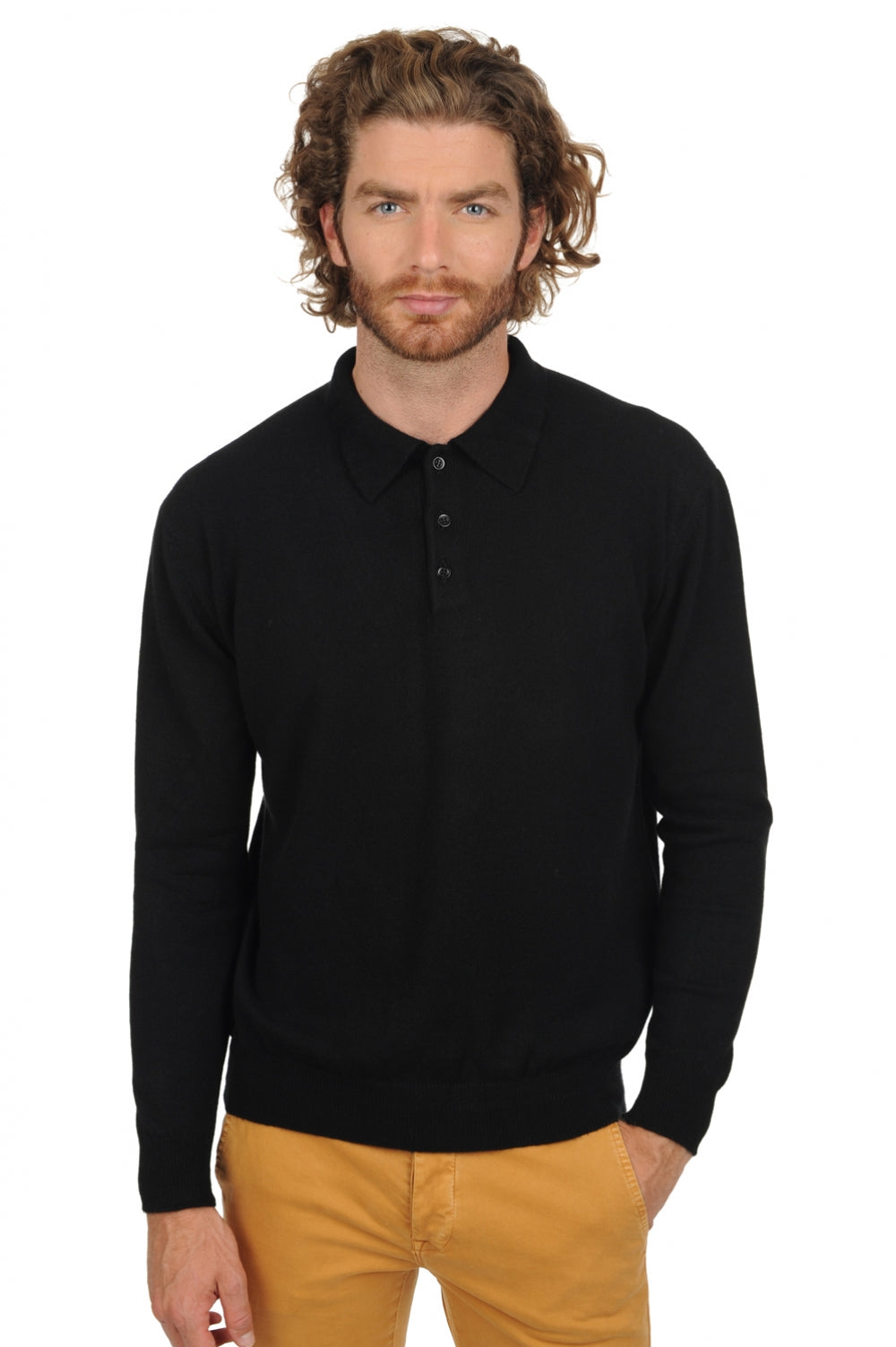 Alexandre Premium aus Kaschmir Herren - black - Mahogany
