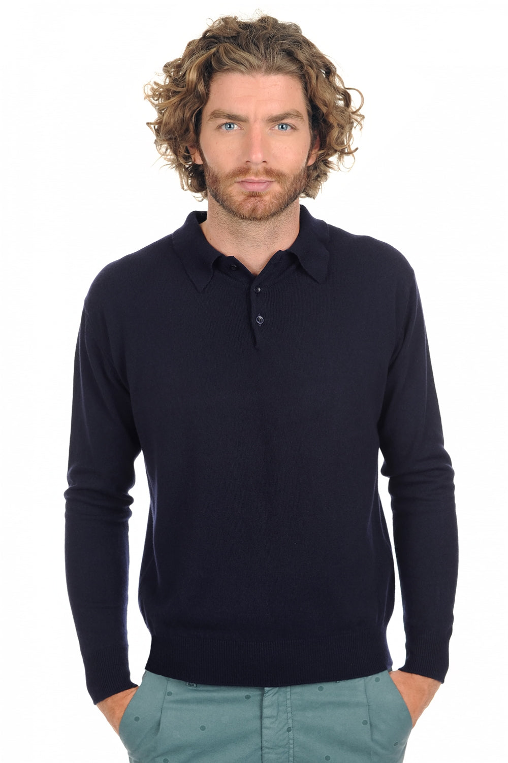 Alexandre Premium Kaschmirpullover Herren - premium navy - Mahogany