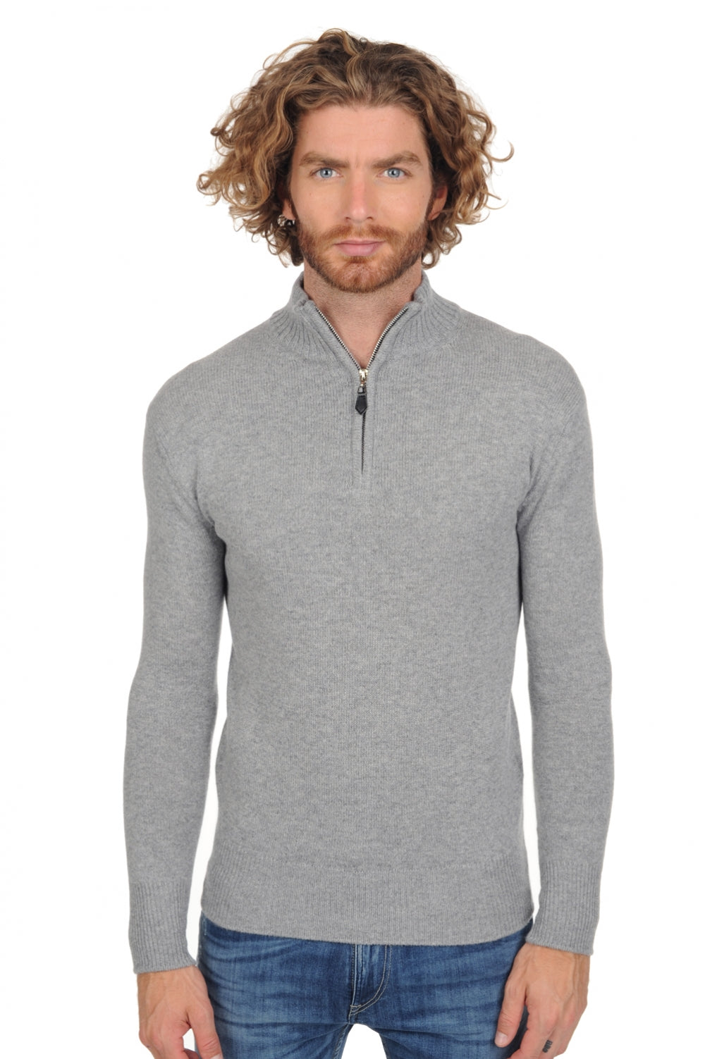 Donovan Premium Kaschmirpullover Herren - premium flanell - Mahogany